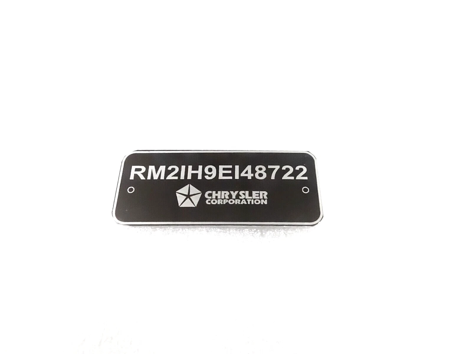 DATA PLATE FITS TO EARLY PLYMOUTH CHRYSLER CARS #V393-8