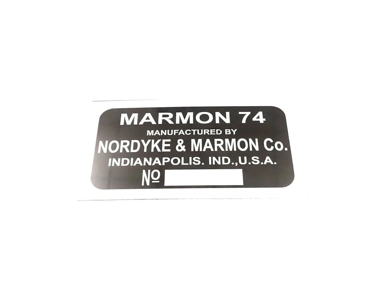 DATA PLATE SET FITS TO VINTAGE CLASSIC MARMON 1926 #V442-8