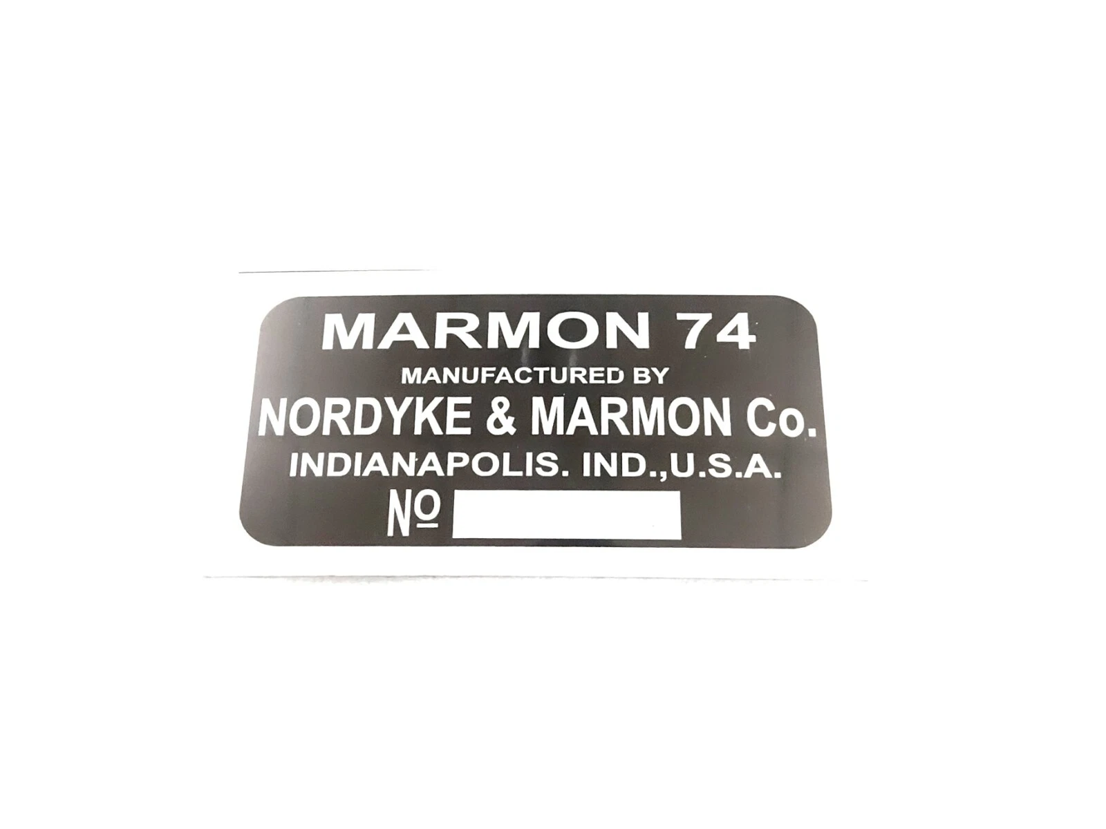 DATA PLATE SET FITS TO VINTAGE CLASSIC MARMON 1926 #V442-8