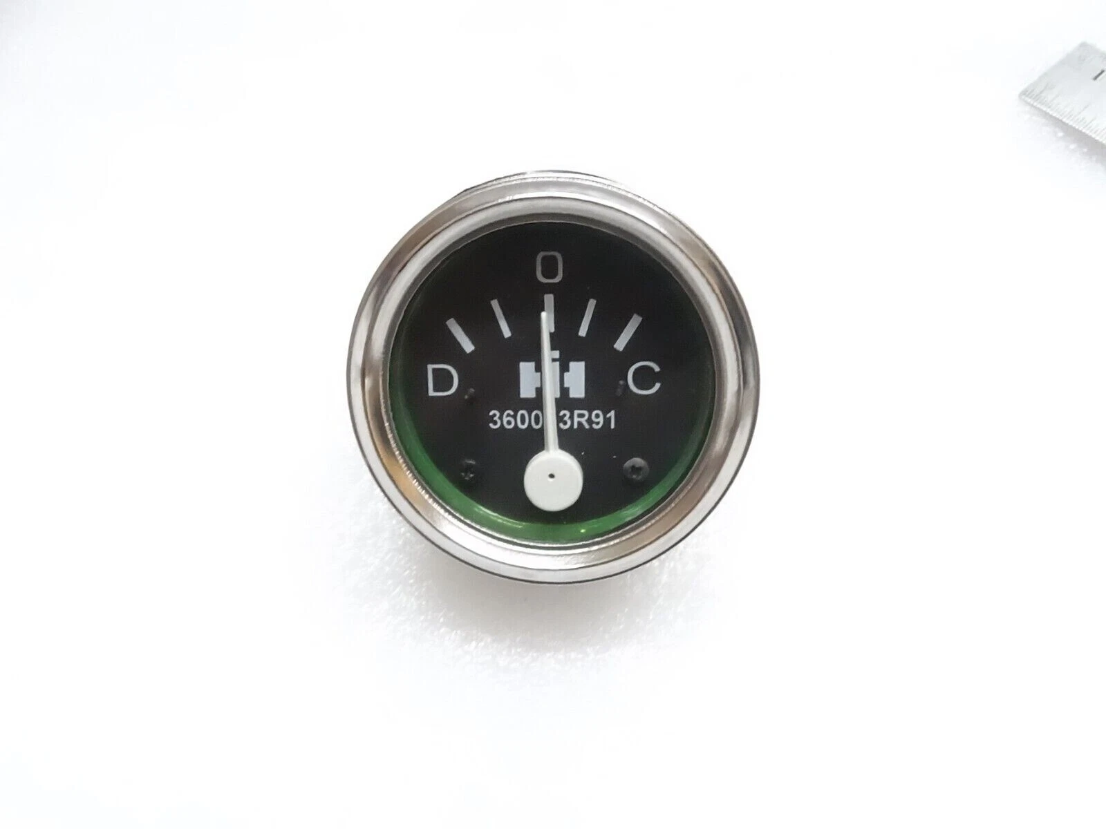 Fits Farmall Tractor Ammeter Amp Gauge Cub Super A C H M MTA 360053R91 "IH Logo"