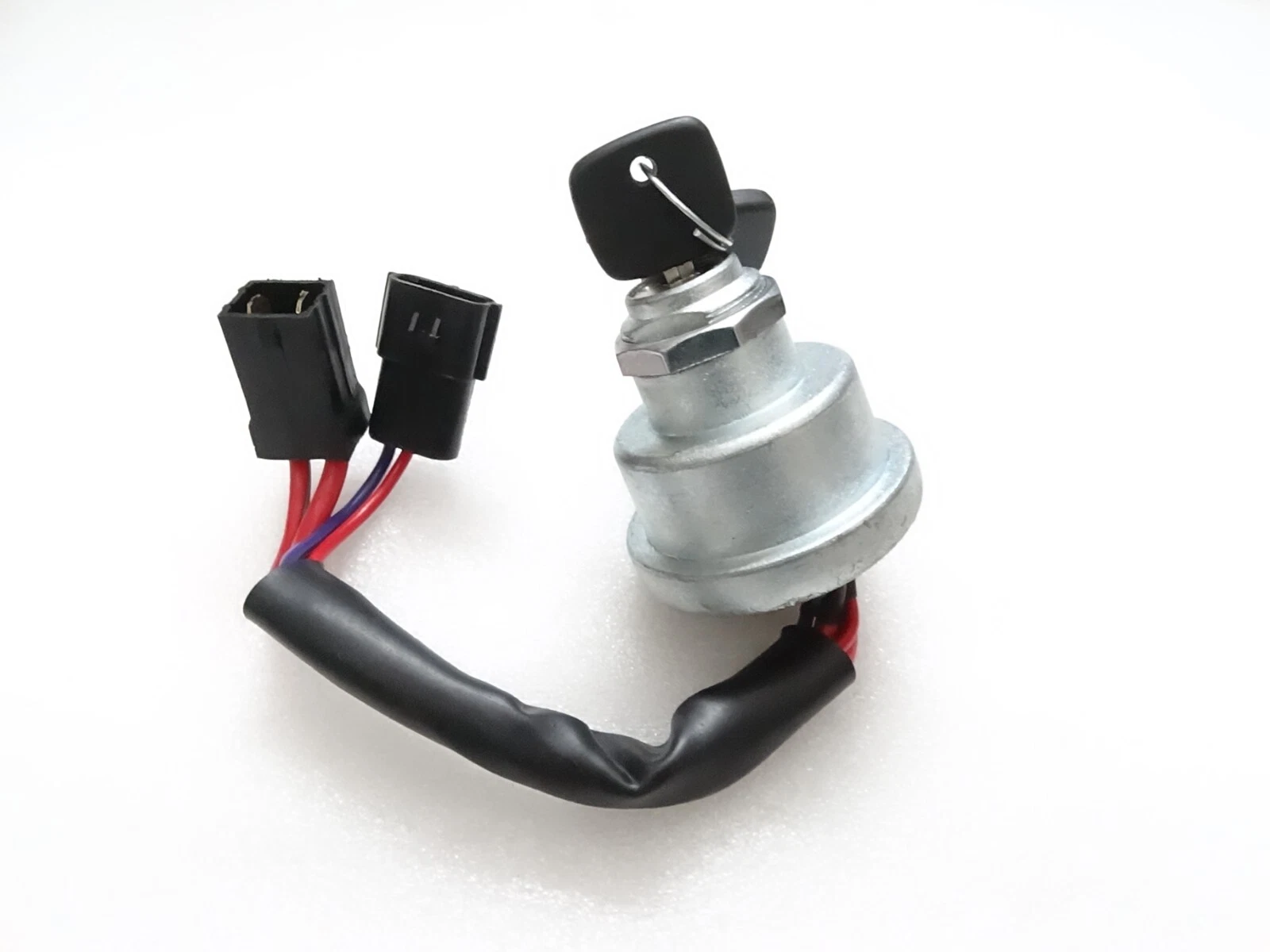 For John Deere Tractor Ignition Switch 3 Way 2 Keys Wire With Coupling #15A10