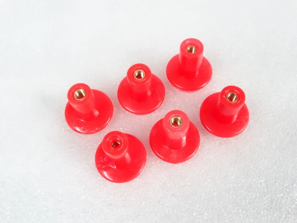 NEW It's free to sell on eBay Not available to Pro sellers Sell one like this Sell something else  Share 6 x Massey Ferguson Tractor 35X 135 65 Stop Control Knob (Red) #15C14