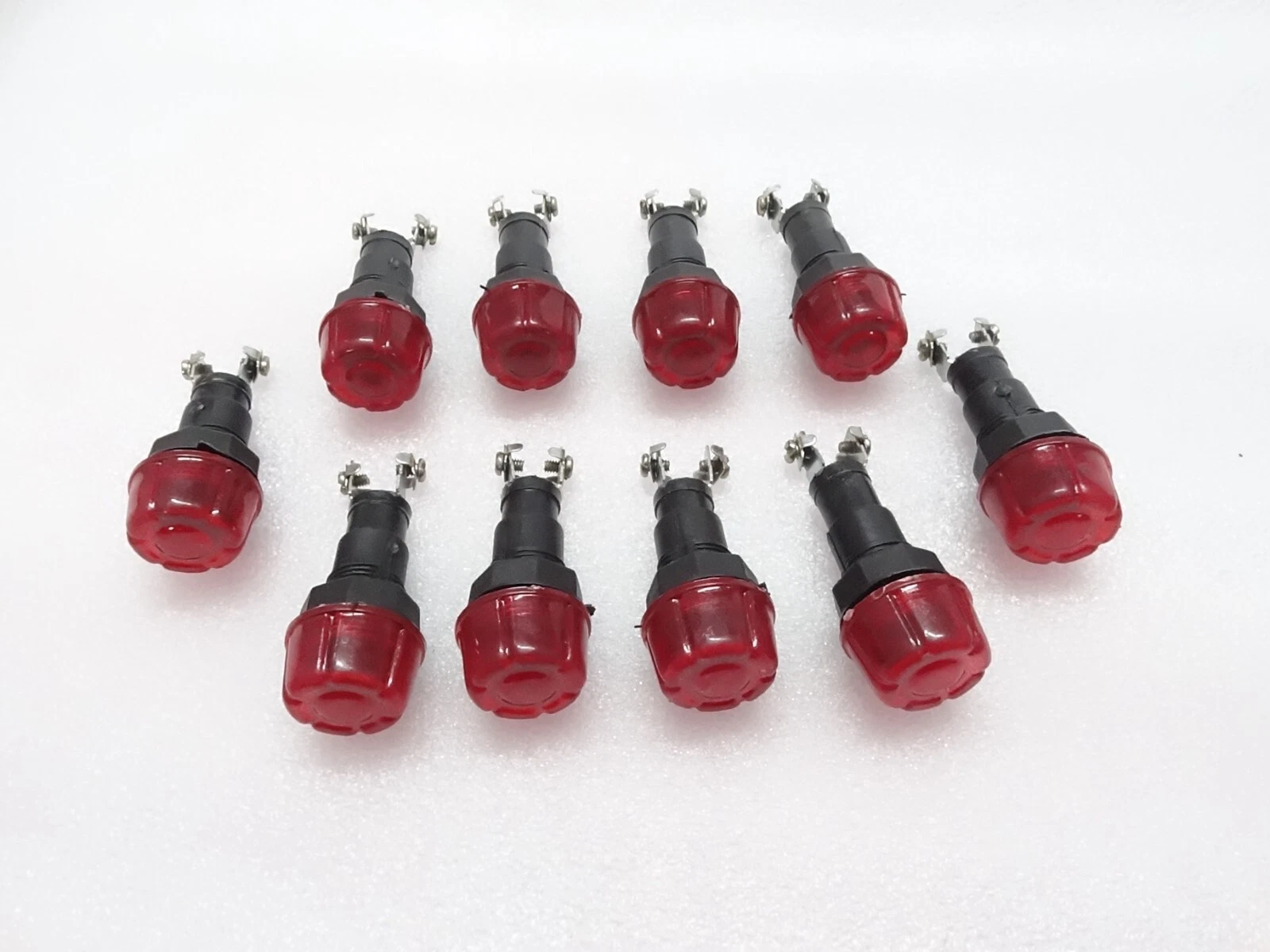 0x RED DASH CHARGING WARNING LIGHT LAMP 12V (Without Bulb) FITS Massey Ferguson