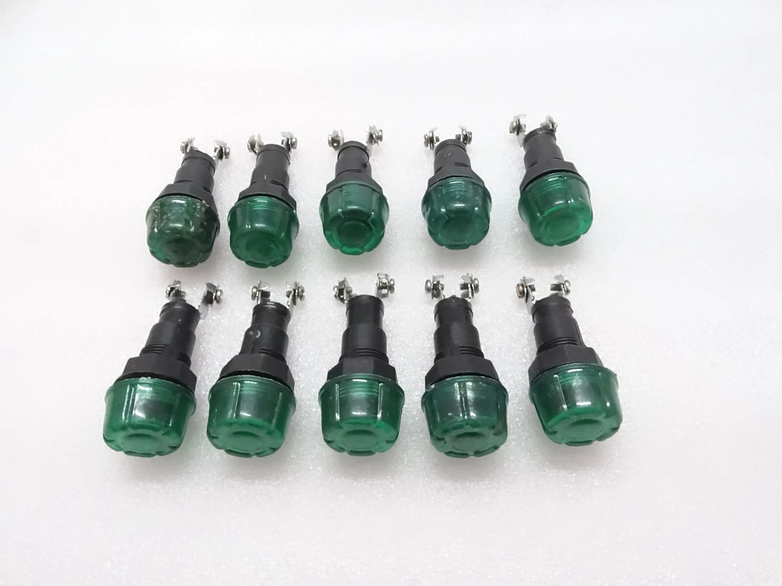 10xGREEN DASH CHARGING WARNING LIGHT LAMP 12V (Without Bulb) FIT Massey Ferguson