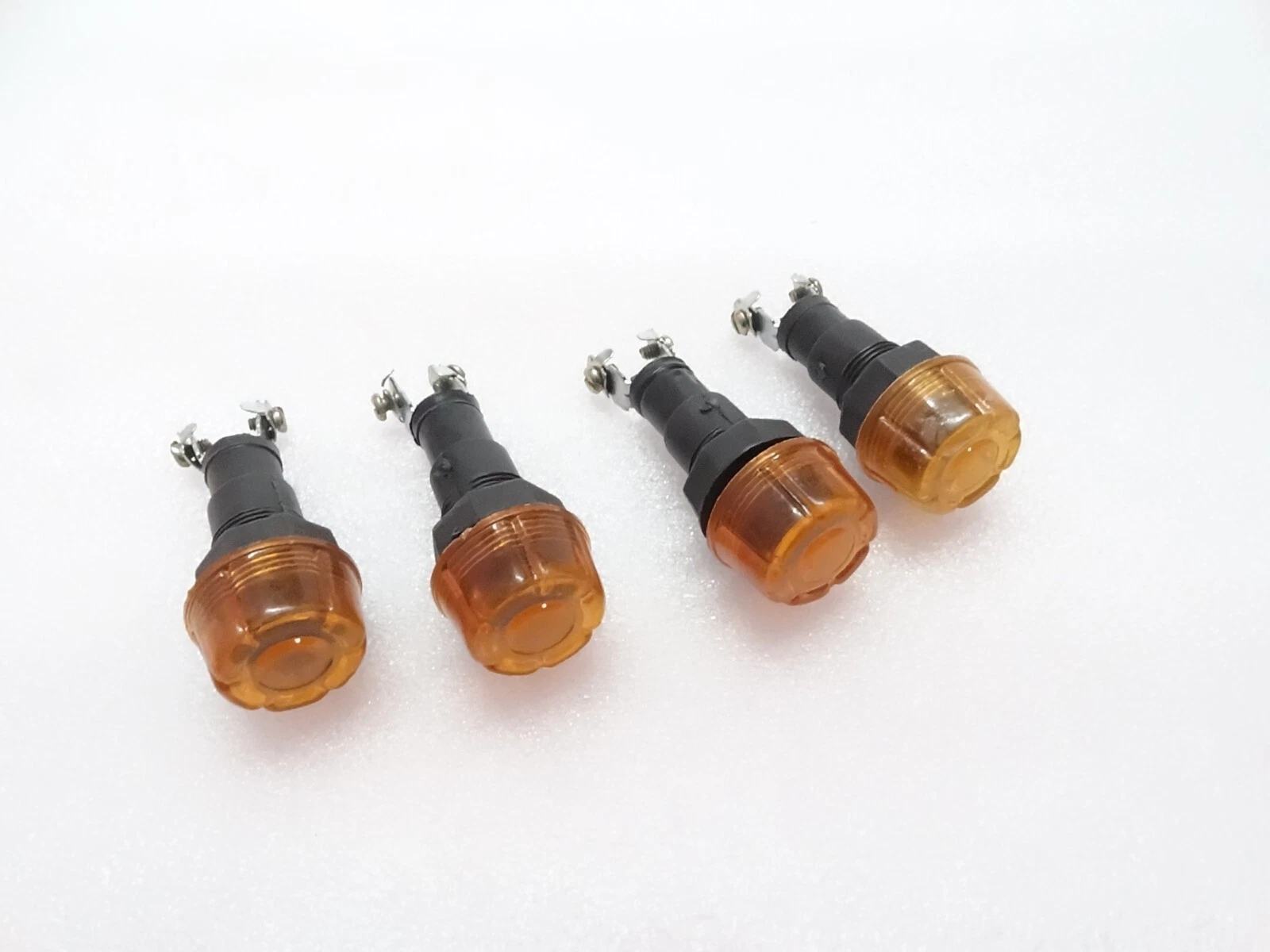 4x AMBER DASH CHARGING WARNING LIGHT LAMP 12V (Without Bulb) FIT Massey Ferguson