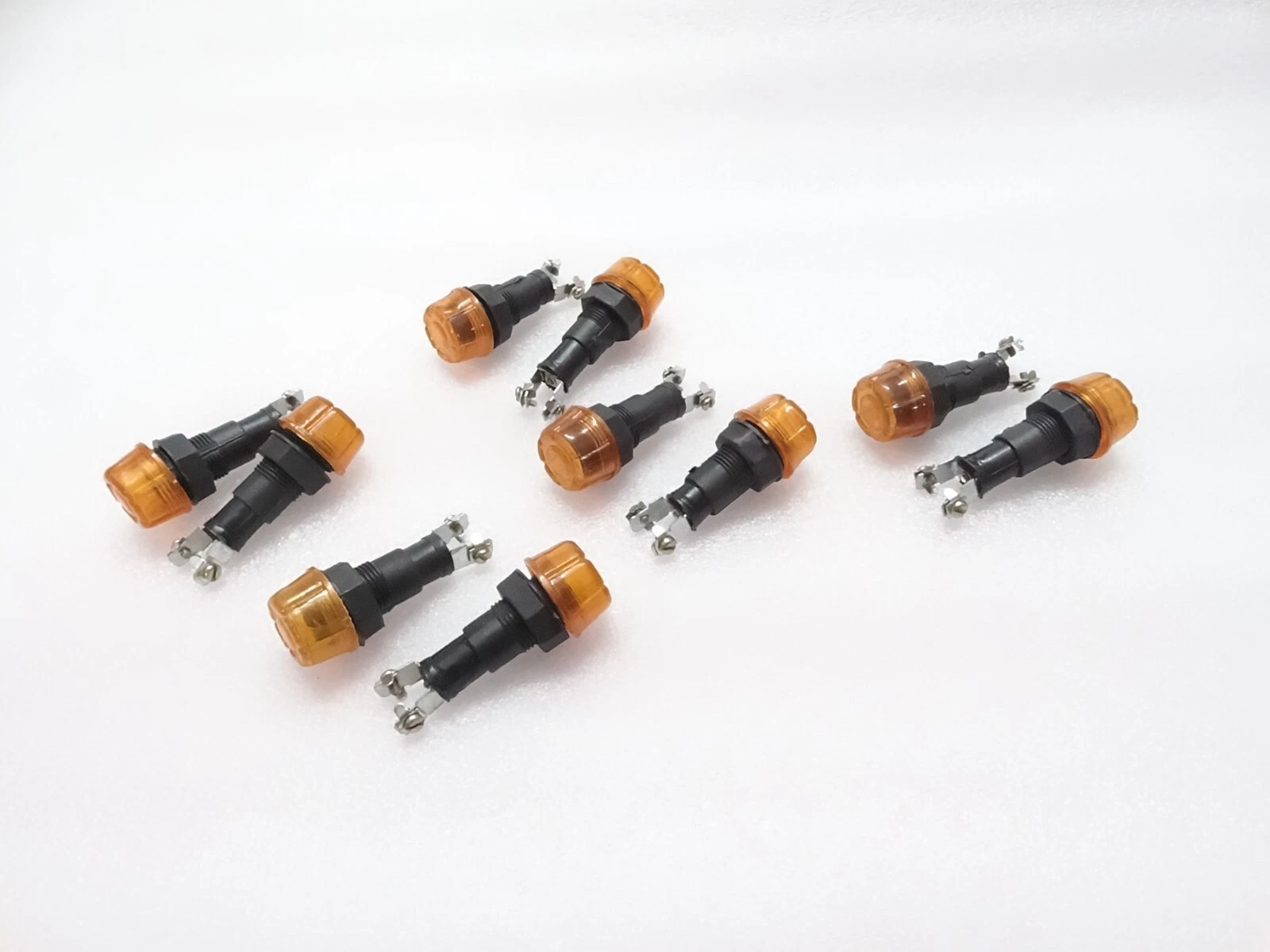 10xAMBER DASH CHARGING WARNING LIGHT LAMP 12V (Without Bulb) FIT Massey Ferguson