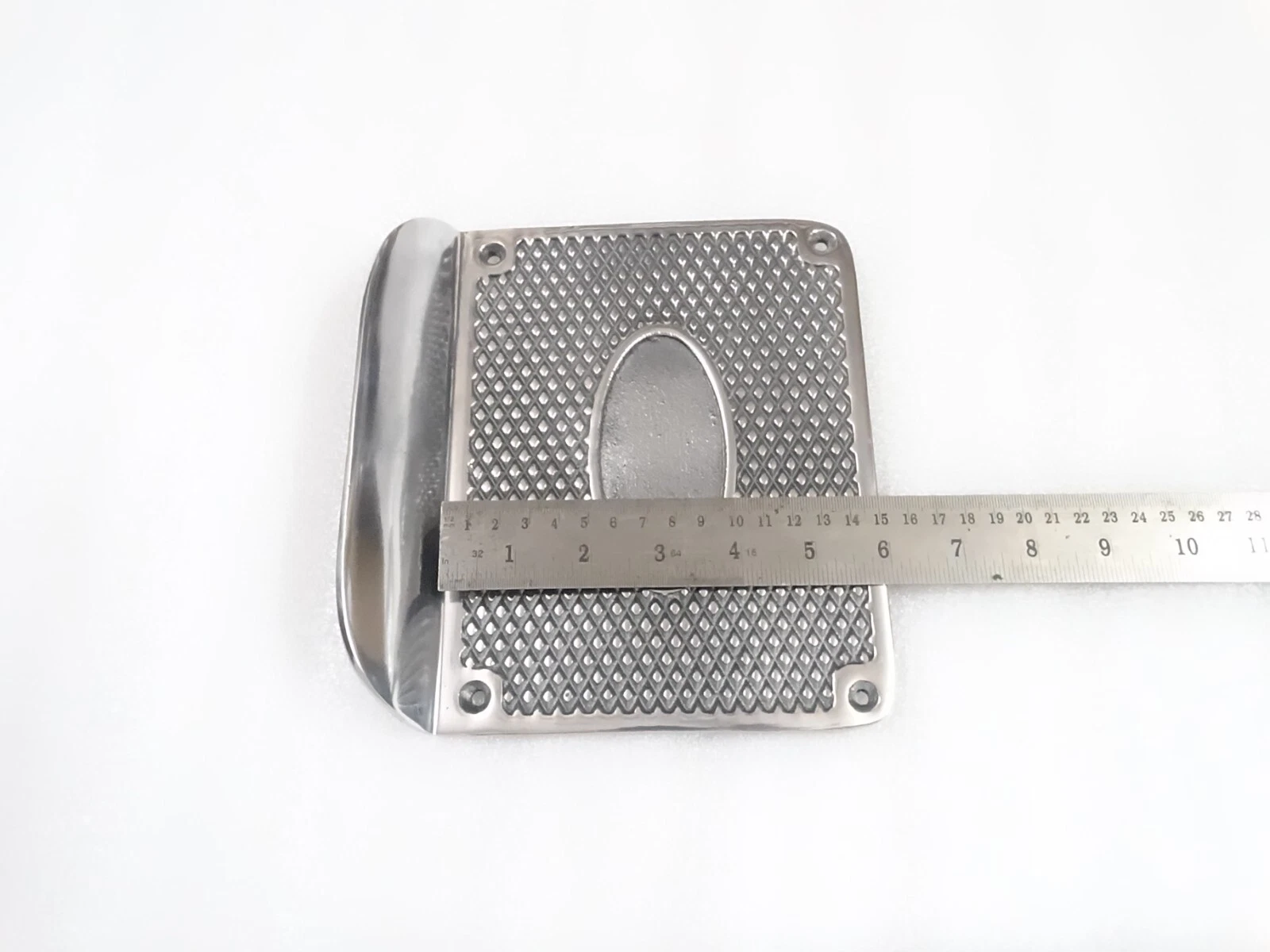 For ALLOY RUNNING BOARD FOOT STEP PLATE FOR VINTAGE CLASSIC CHEVY CHEVROLET CARS