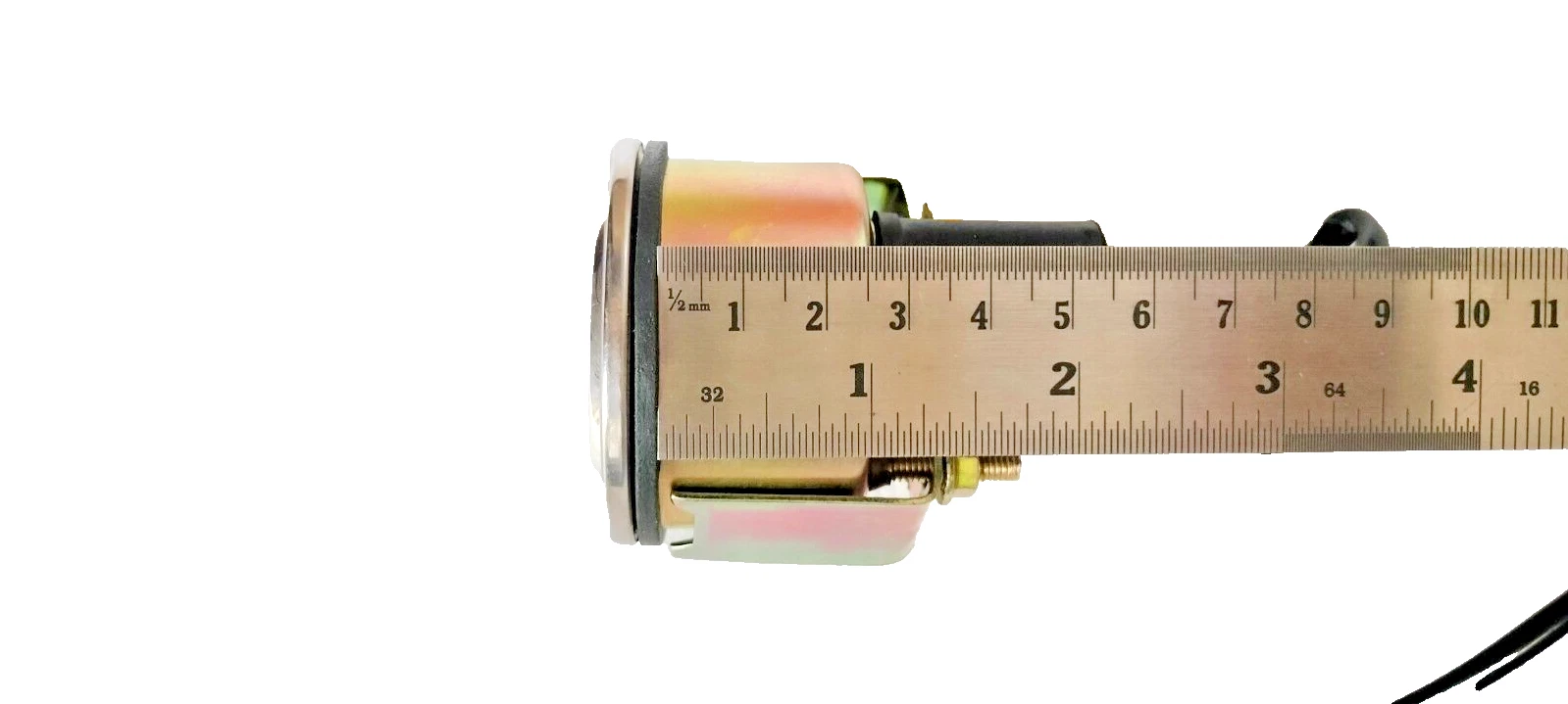 Smiths Replica Mechanical 52mm Water Temperature Gauge 40-140C Black Bezel