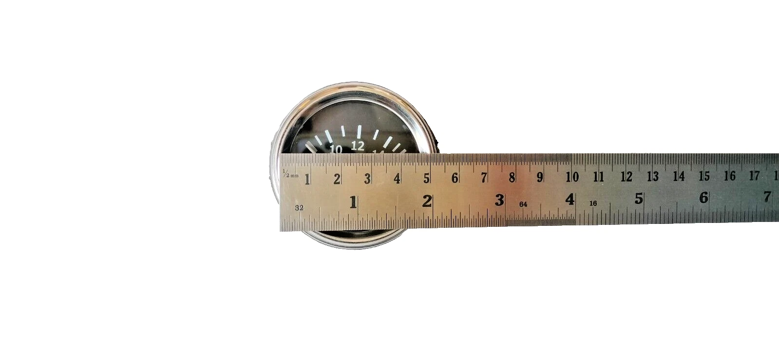 Electrical Oil Pressure Temp VOLT Fuel Gauge-BL With Oil Temp Sender 52mm #18-6