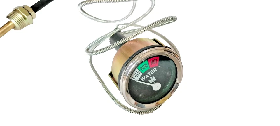Water Temperature Gauge For IH/Farmall Tractor With Water Gauge... #18-61