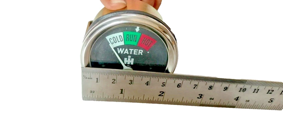 Water Temperature Gauge Capillary Temp Gauge For IH / Farmall Tractor #18-61