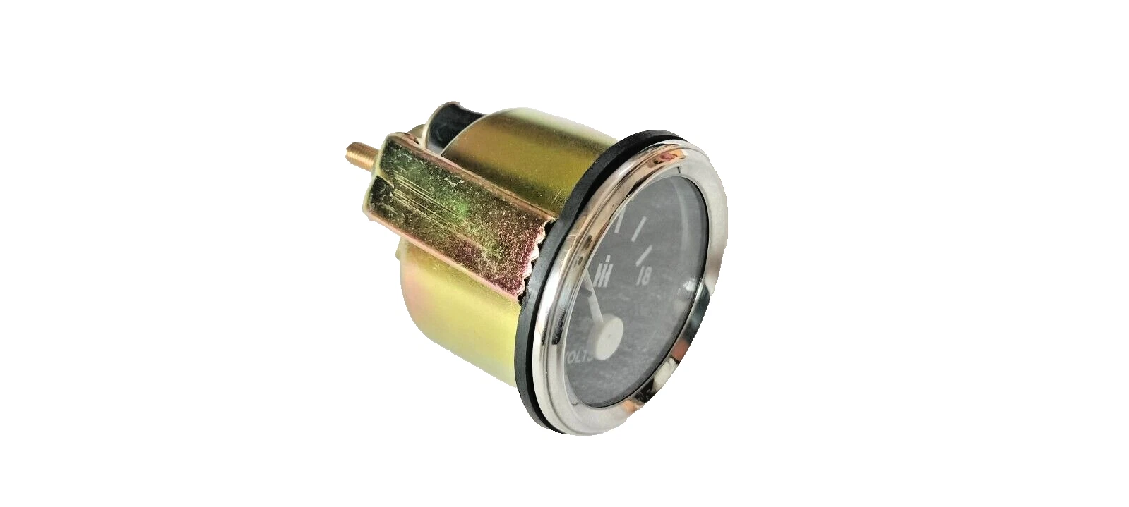 Volt Gauge Voltmeter VDO type, 2-1/16"/52mm, 12V w/wire harness For IH Tractor