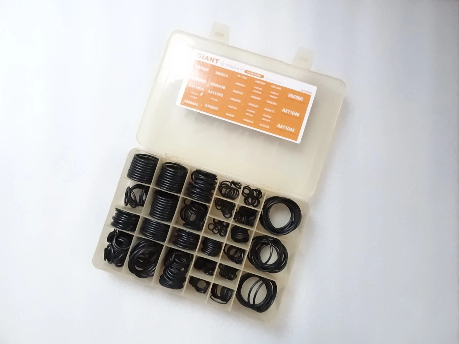 Hitachi Parts- Glant Master O Ring Seal Kit 383 Pcs Nitrile Material 90 Shore